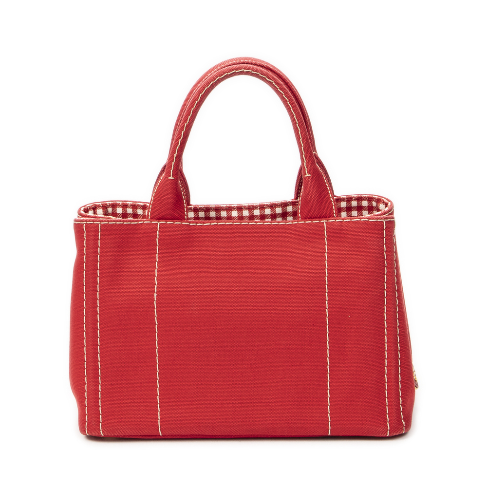 Prada Small Canapa Tote - Picture 5 of 10